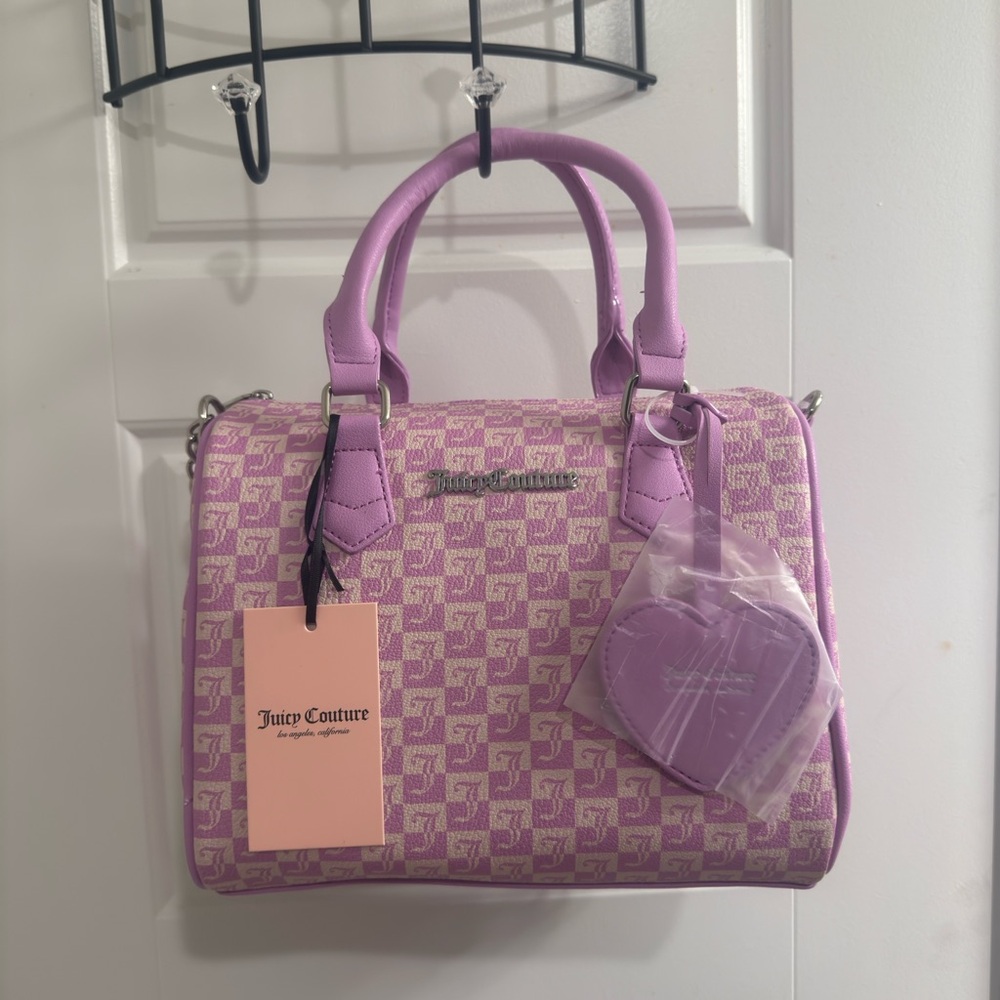 Juicy Couture Purple VIOLET TULLE FAME SATCHEL 💜💟